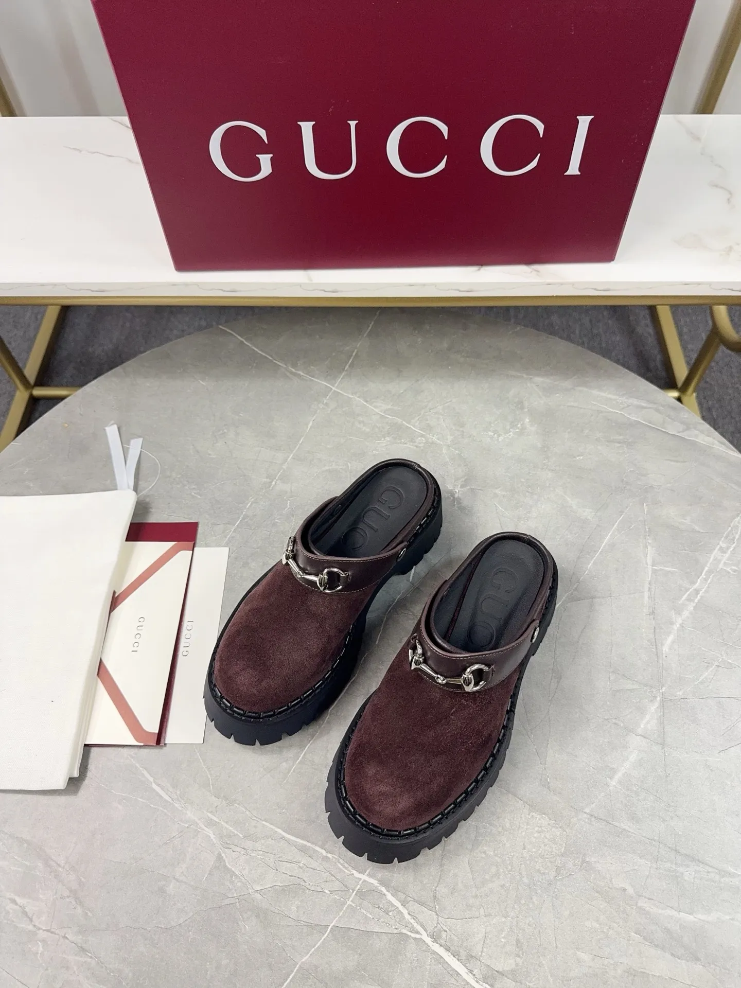 p500🐮🐮Gucci2024 new model, double GG groove thick-soled Loaf platform shoes. The original version is made 1:1. Super beautiful quality, classic model at the counter. ❶Upper: original frosted cowhide ❷Inner lining: water-dyed cowhide ❸Feet: water-dyed cowhide ❹Outsole: ultra-light original sole ❺thick sole heightening: 3.5cn ❻Packing: original packaging ❼Number: Women's 35-42 (41 42 customized, non-returnable) Men's model: 38-46 (45, 46 customized, non-returnable)
